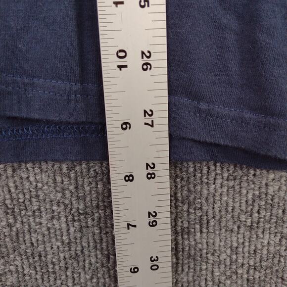 Nike Just Do It T Shirt Size L Blue Melted Metal Pattern Logo - Picture 5 of 13